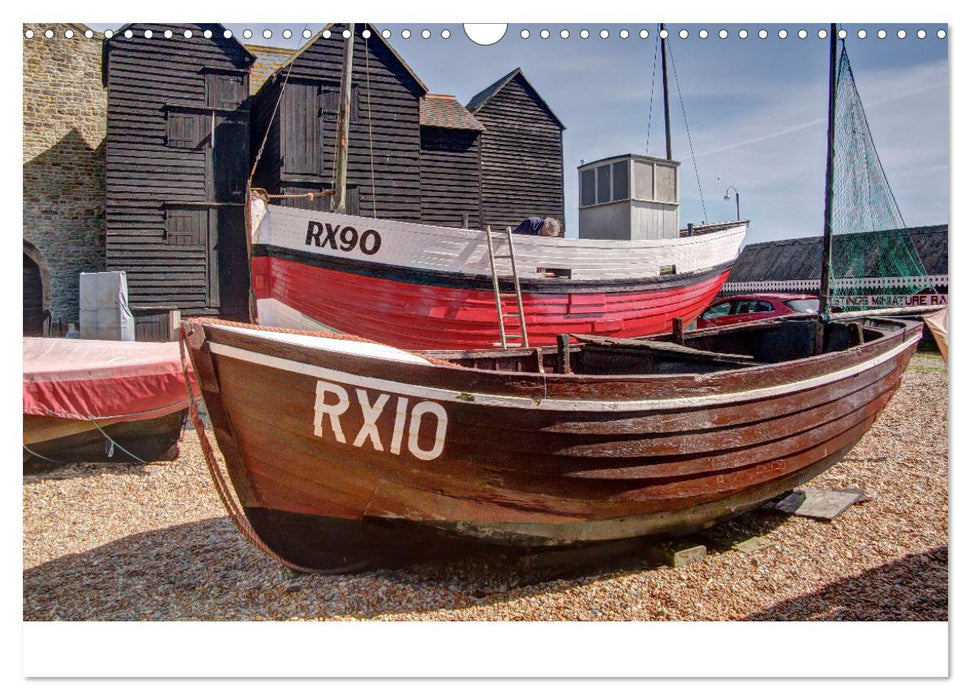 The Hastings Fishing Fleet (CALVENDO Monthly Calendar 2025)