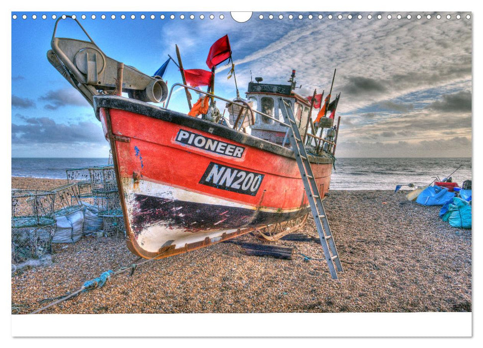 The Hastings Fishing Fleet (CALVENDO Monthly Calendar 2025)