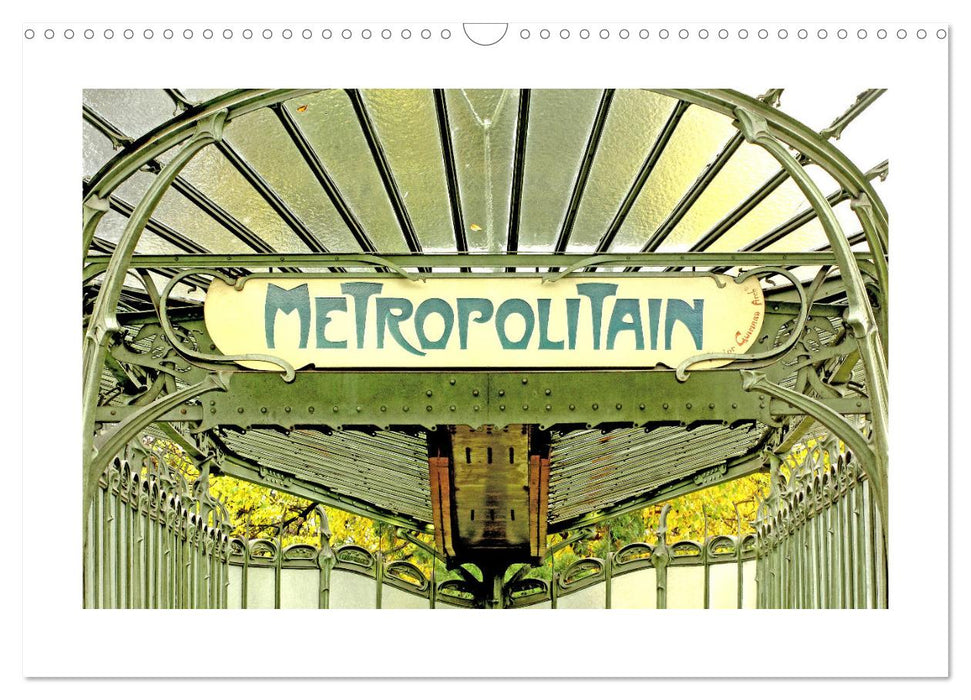 METROPOLITAIN (CALVENDO Calendrier mensuel 2025)