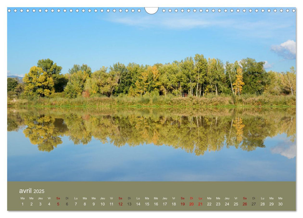 Rivières de Provence (CALVENDO Calendrier mensuel 2025)