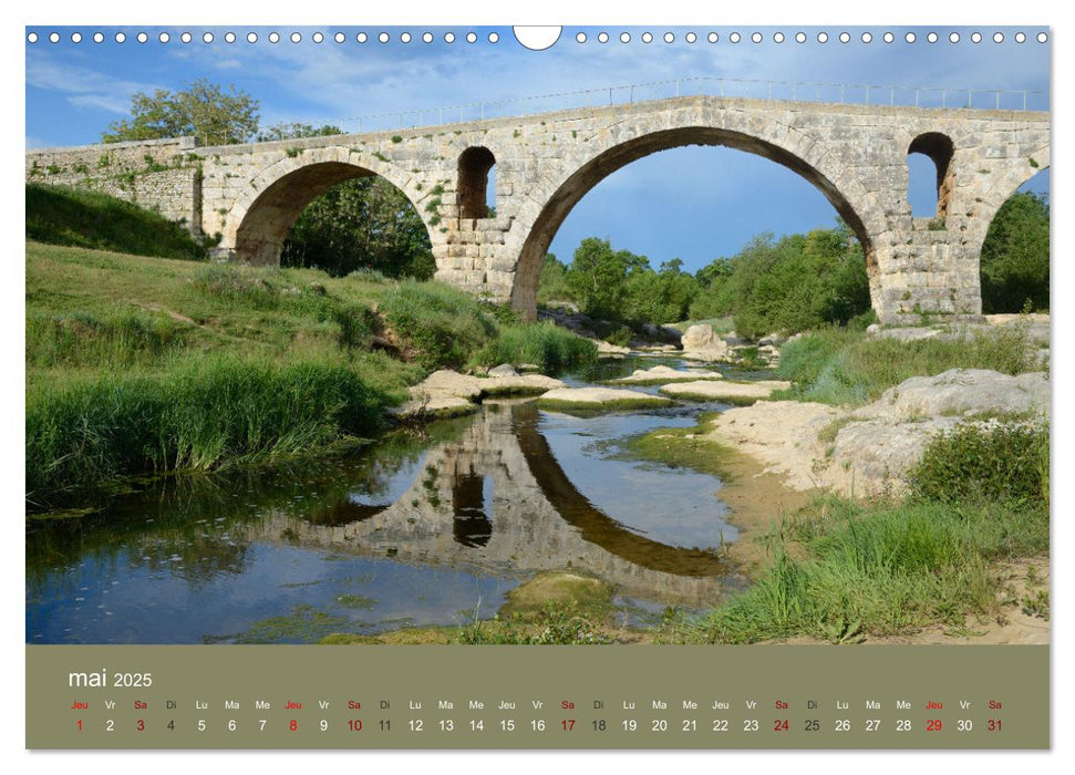 Rivières de Provence (CALVENDO Calendrier mensuel 2025)