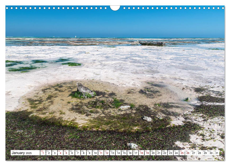 Zanzibar - a pearl of the Indian Ocean (CALVENDO Monthly Calendar 2025)