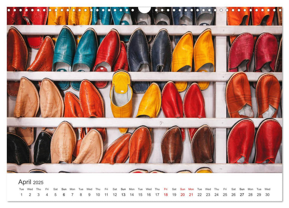 The colorful Morocco (CALVENDO Monthly Calendar 2025)