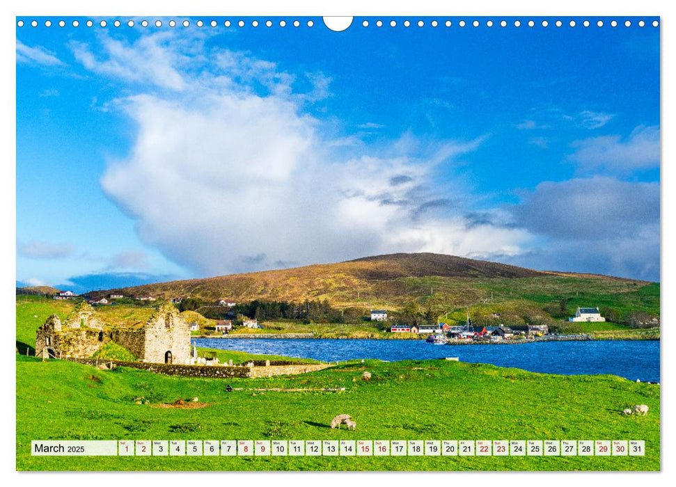 Scotland's Northern Isles - The Orkney and Shetland Islands (CALVENDO Monthly Calendar 2025)