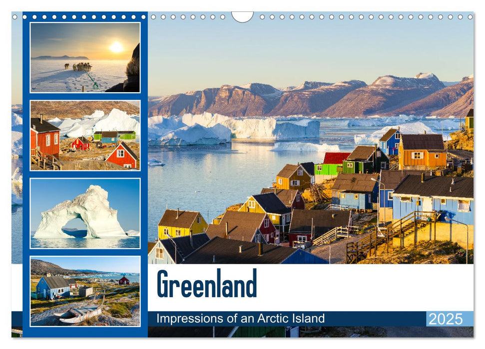 Greenland - Impressions of an Arctic Island (CALVENDO Monthly Calendar 2025)