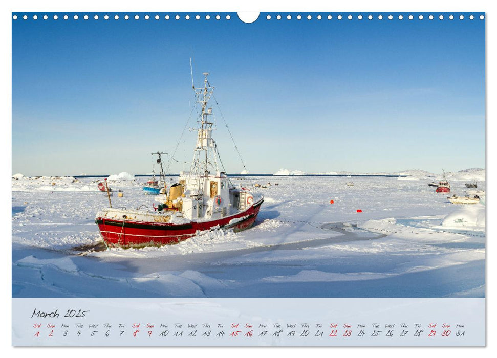 Greenland - Impressions of an Arctic Island (CALVENDO Monthly Calendar 2025)