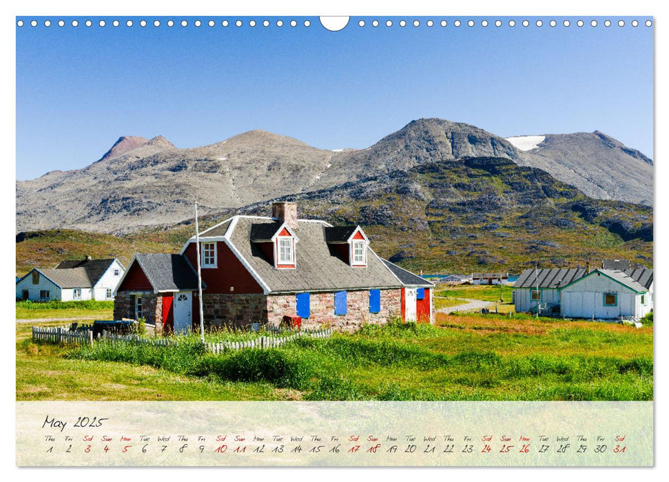 Greenland - Impressions of an Arctic Island (CALVENDO Monthly Calendar 2025)