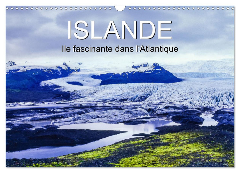 ISLANDE - Ile fascinante dans l'Atlantique (CALVENDO Calendrier mensuel 2025)