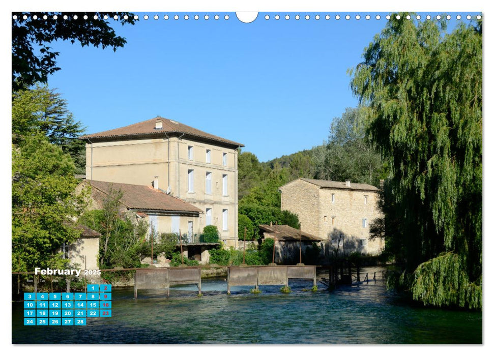 Rivers of Provence (CALVENDO Monthly Calendar 2025)