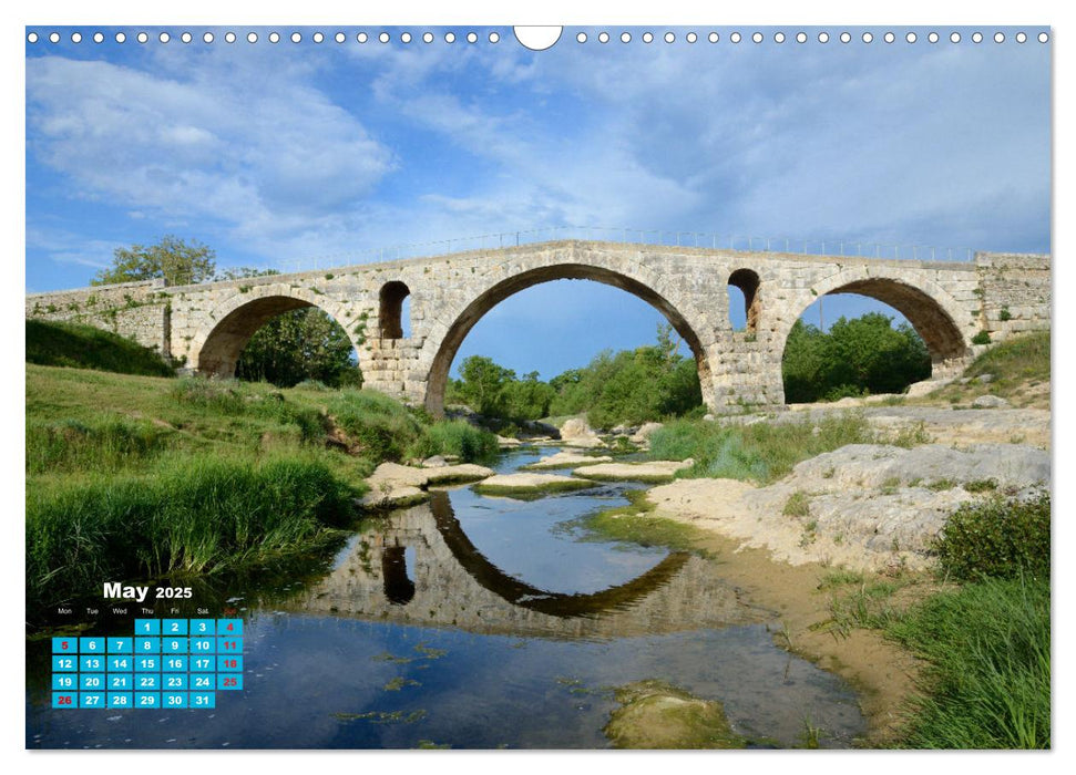 Rivers of Provence (CALVENDO Monthly Calendar 2025)