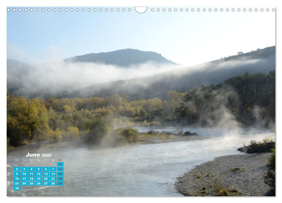 Rivers of Provence (CALVENDO Monthly Calendar 2025)