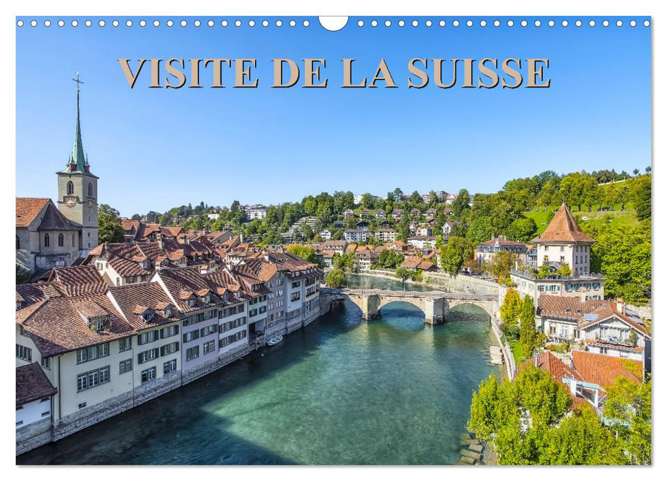 Visite de la Suisse (CALVENDO Calendrier mensuel 2025)