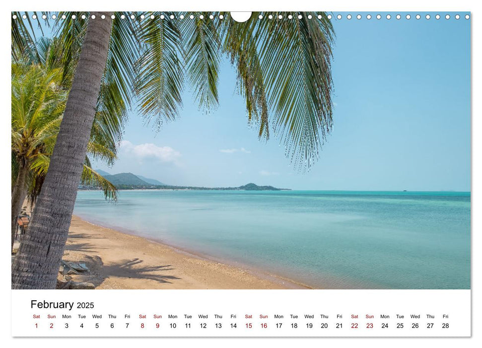 Thailand's Island Paradise (CALVENDO Monthly Calendar 2025)