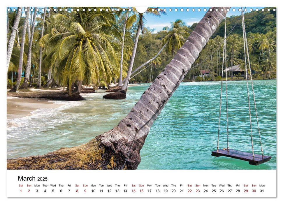 Thailand's Island Paradise (CALVENDO Monthly Calendar 2025)