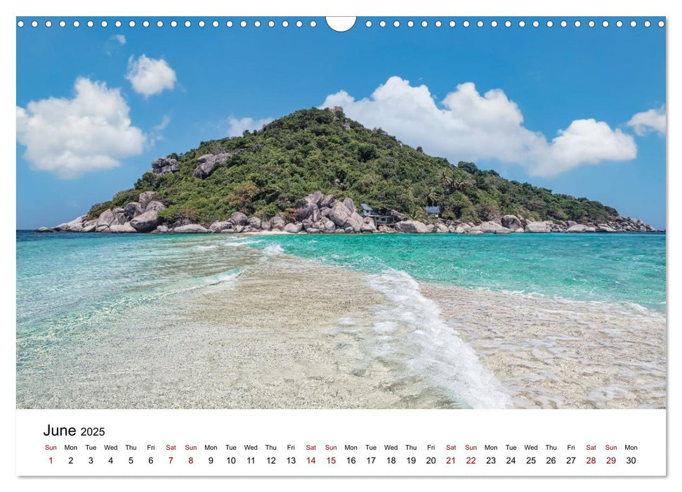 Thailand's Island Paradise (CALVENDO Monthly Calendar 2025)