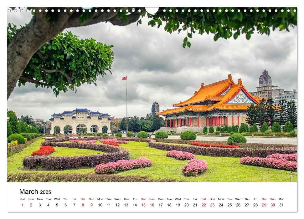 A Journey In Taipei (CALVENDO Monthly Calendar 2025)