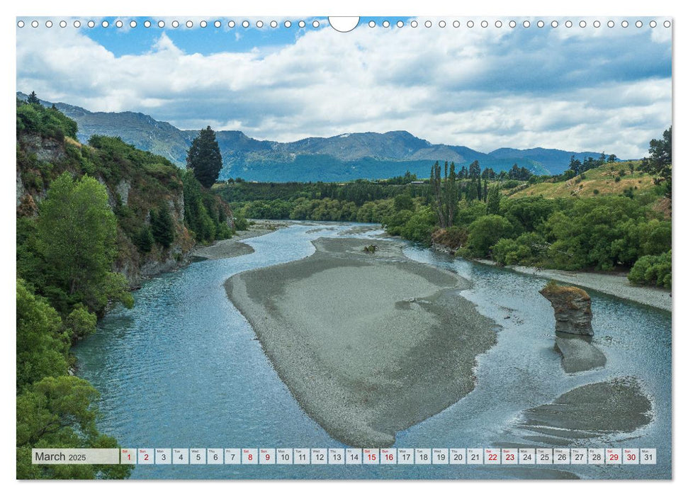 Breathtaking New Zealand (CALVENDO Monthly Calendar 2025)