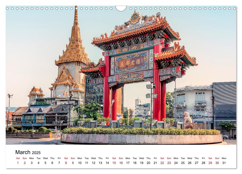 Marvelous Bangkok (CALVENDO Monthly Calendar 2025)