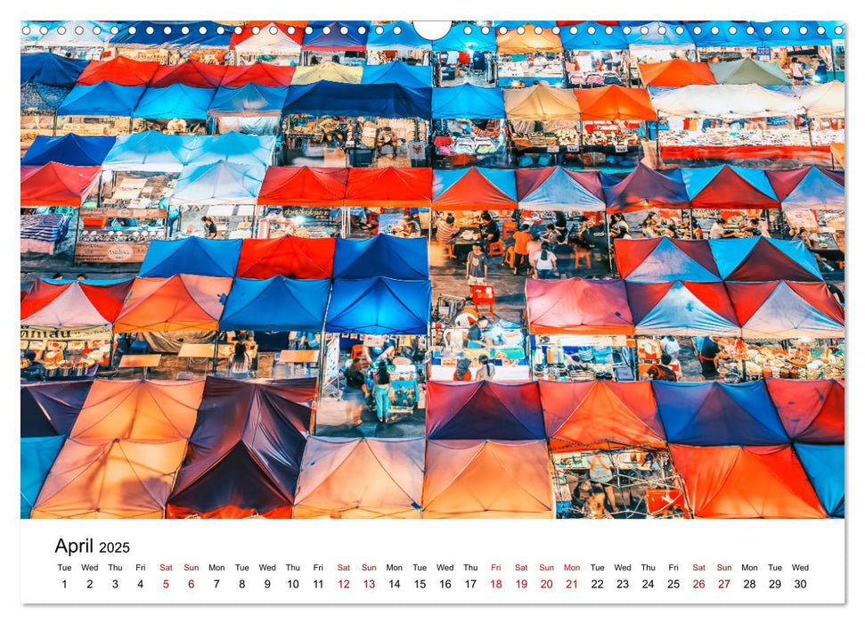 Marvelous Bangkok (CALVENDO Monthly Calendar 2025)