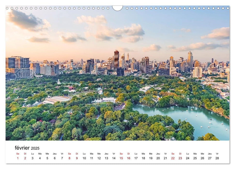 Surprenante Bangkok (CALVENDO Calendrier mensuel 2025)