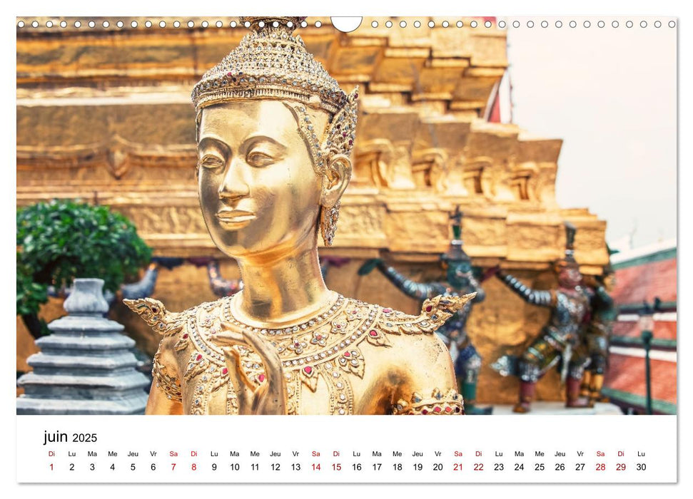 Surprenante Bangkok (CALVENDO Calendrier mensuel 2025)