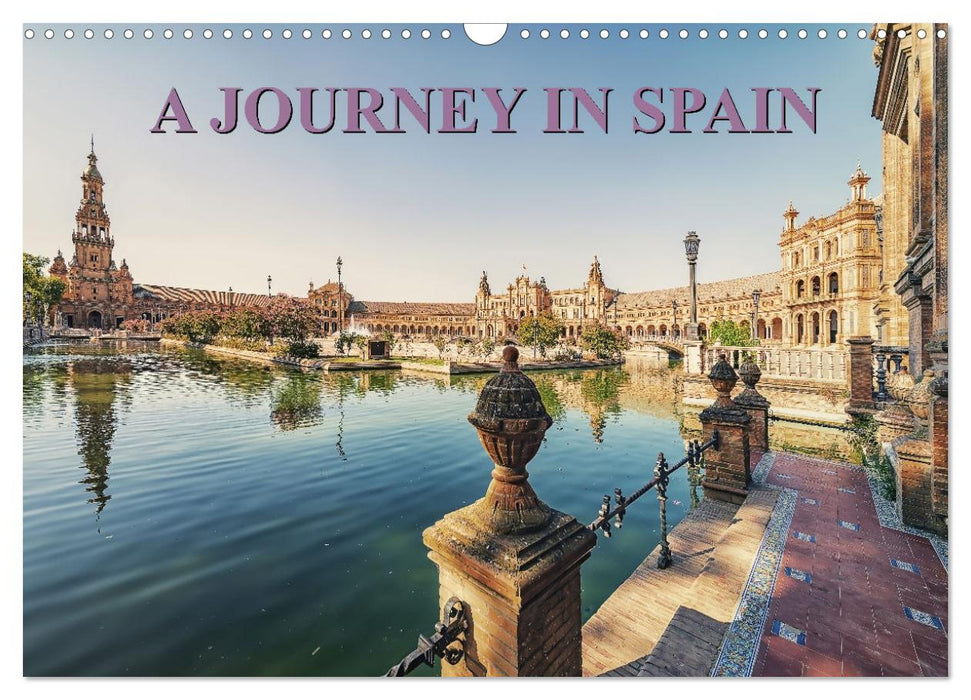 A Journey In Spain (CALVENDO Monthly Calendar 2025)