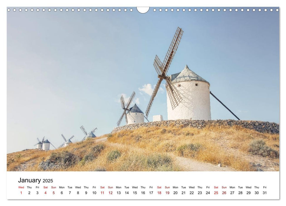 A Journey In Spain (CALVENDO Monthly Calendar 2025)