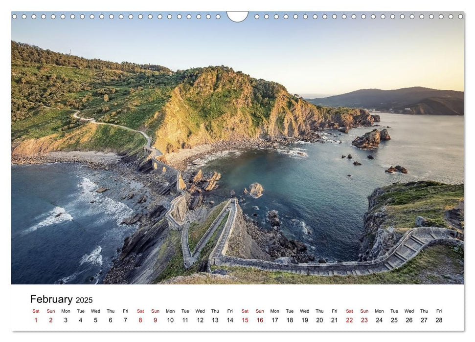 A Journey In Spain (CALVENDO Monthly Calendar 2025)