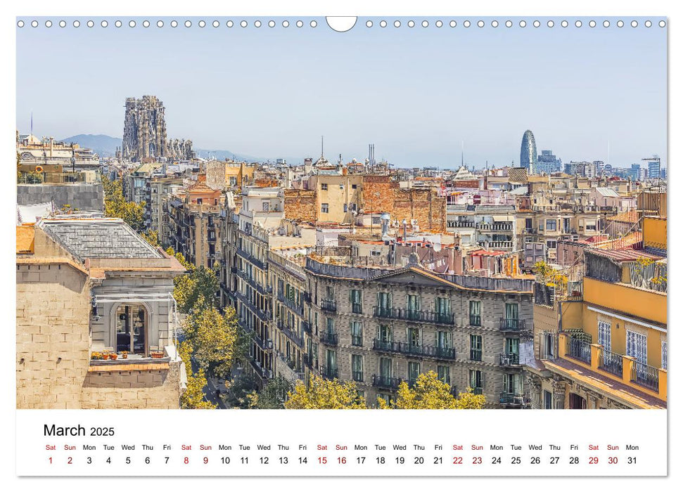 A Journey In Spain (CALVENDO Monthly Calendar 2025)