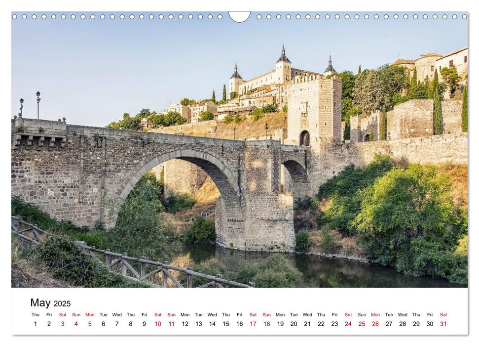 A Journey In Spain (CALVENDO Monthly Calendar 2025)