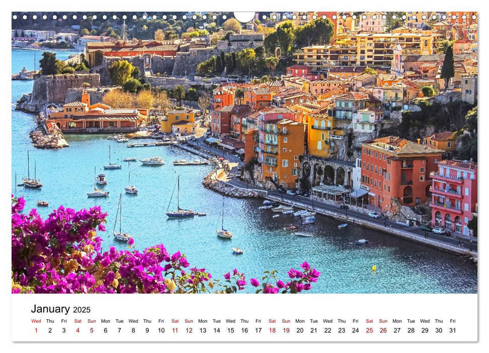 A Journey In France (CALVENDO Monthly Calendar 2025)