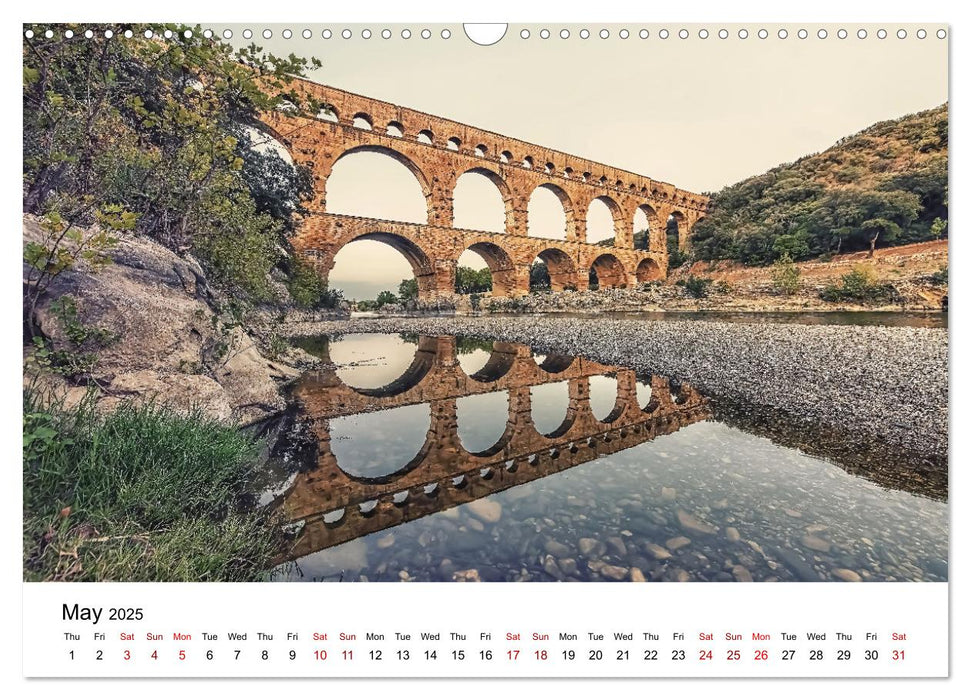 A Journey In France (CALVENDO Monthly Calendar 2025)