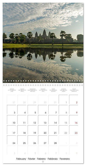 Cambodia - Angkor Wat (CALVENDO Monthly Calendar 2025)