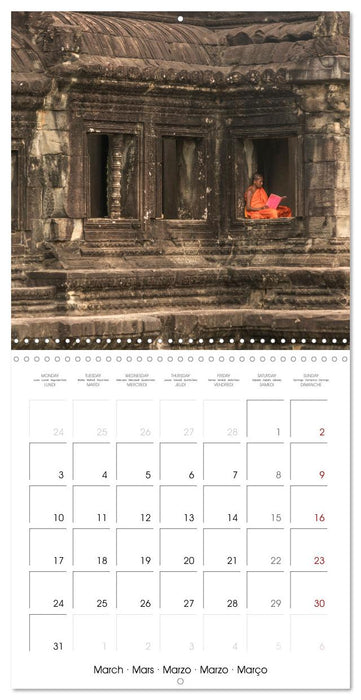 Cambodia - Angkor Wat (CALVENDO Monthly Calendar 2025)