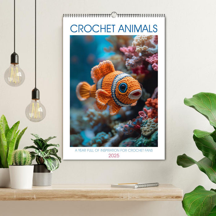 CROCHET ANIMALS (CALVENDO Monthly Calendar 2025)