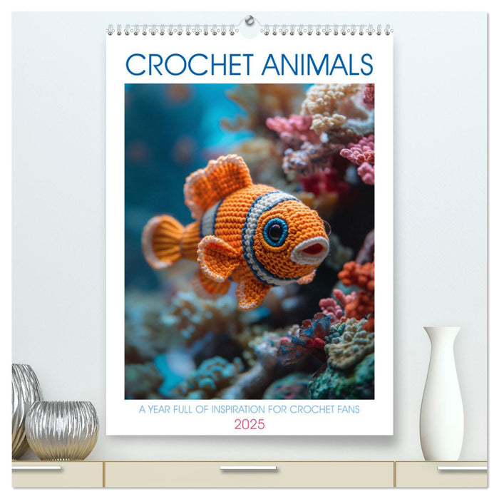 CROCHET ANIMALS (CALVENDO Premium-Calendar 2025)