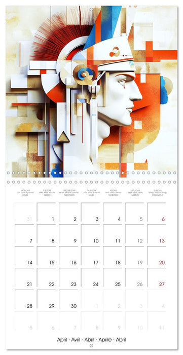 Artistry in Origami (CALVENDO Monthly Calendar 2025)