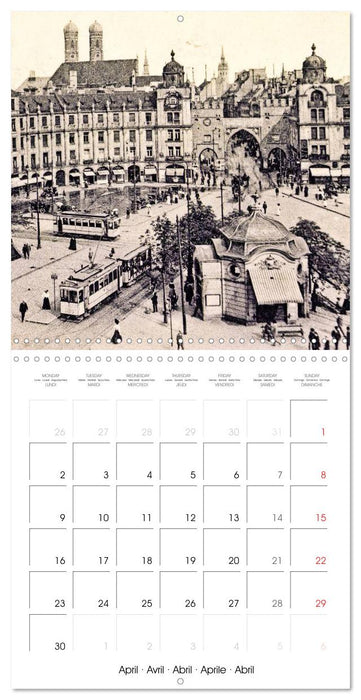 A stroll through Munich – The city on historic postcards (CALVENDO Monthly Calendar 2018)