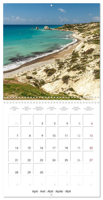 Republic of Cyprus (CALVENDO Monthly Calendar 2025)