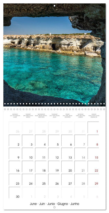 Republic of Cyprus (CALVENDO Monthly Calendar 2025)