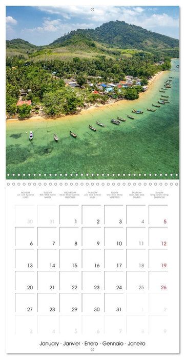 Asia - Thailand (CALVENDO Monthly Calendar 2025)