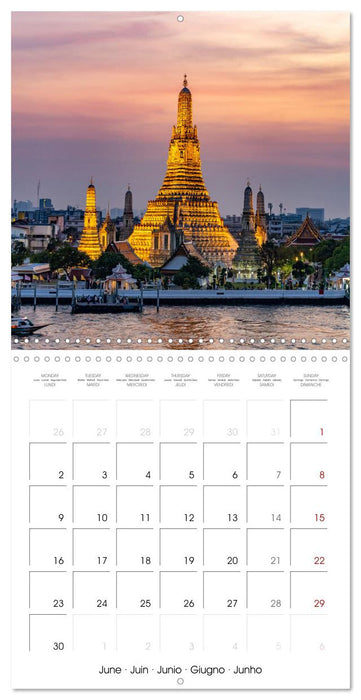 Asia - Thailand (CALVENDO Monthly Calendar 2025)