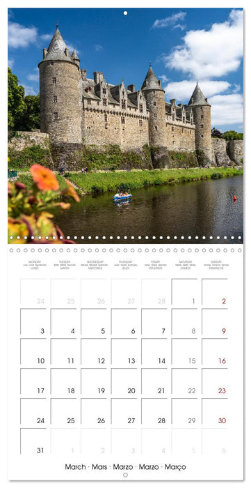 France - Brittany (CALVENDO Monthly Calendar 2025)