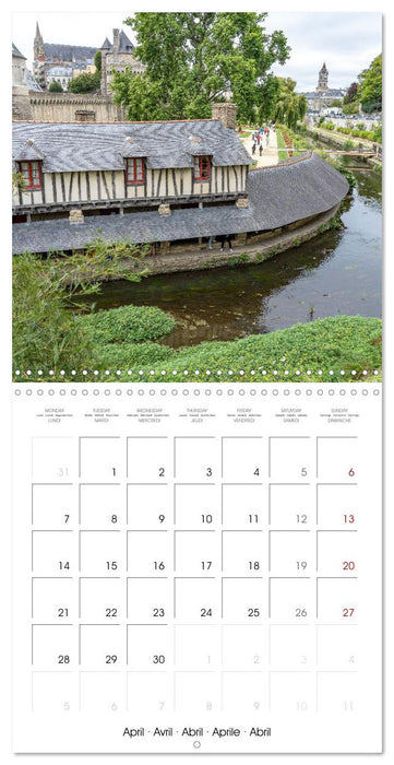 France - Brittany (CALVENDO Monthly Calendar 2025)