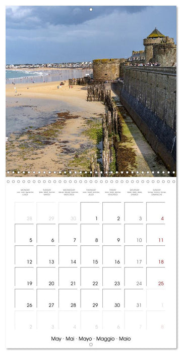 France - Brittany (CALVENDO Monthly Calendar 2025)