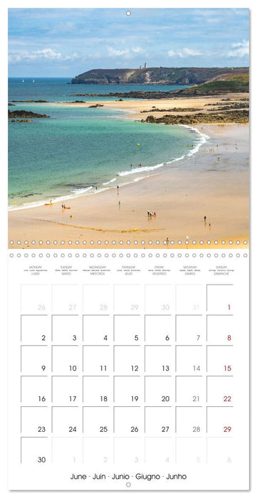 France - Brittany (CALVENDO Monthly Calendar 2025)