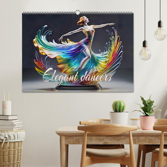 Elegant dancers (CALVENDO Monthly Calendar 2025)