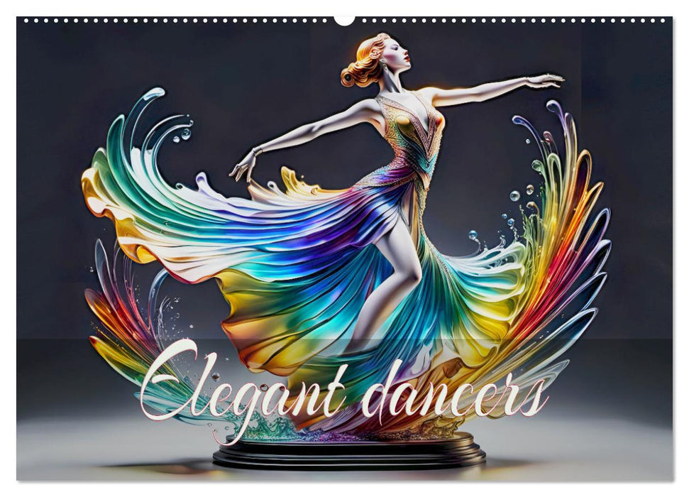 Elegant dancers (CALVENDO Monthly Calendar 2025)