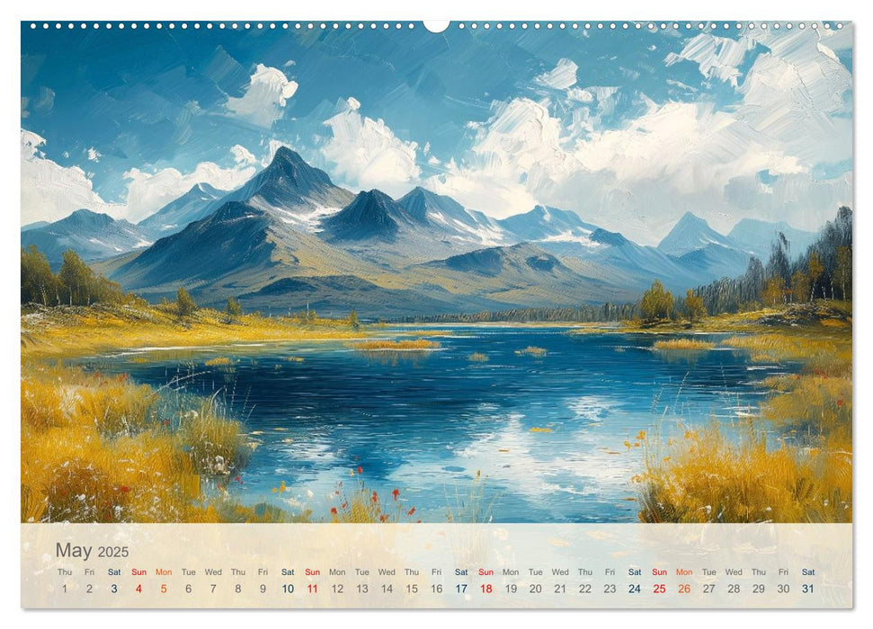 Impressions of landscape (CALVENDO Monthly Calendar 2025)