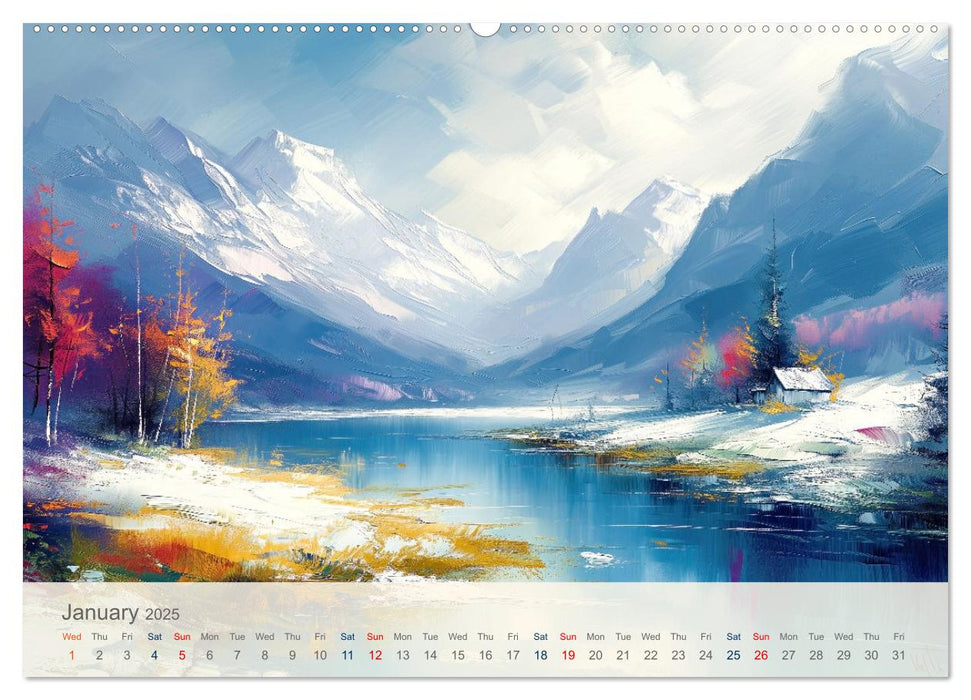 Impressions of landscape (CALVENDO Premium-Calendar 2025)